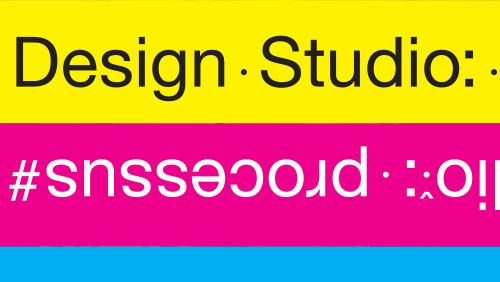 Museum für Gestaltung, Design Studio: Prozesse, Ausstellungsgrafik